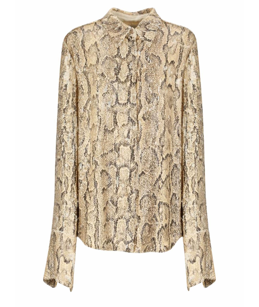 DRIES VAN NOTEN Бежевая рубашка, фото 1