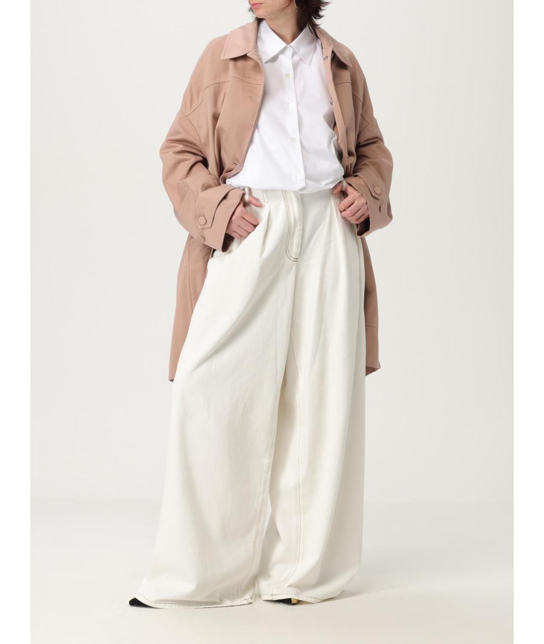 DRIES VAN NOTEN Белая хлопковая рубашка, фото 3