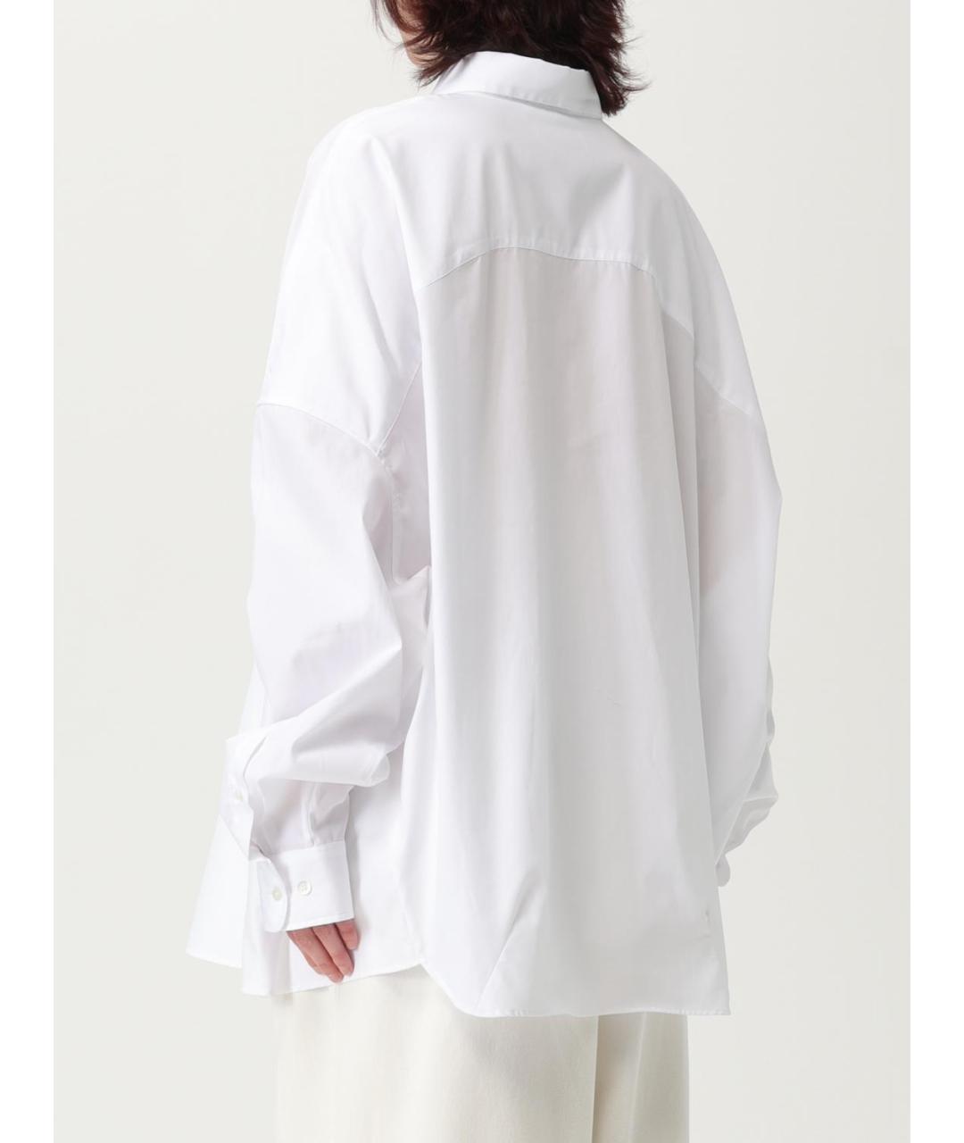 DRIES VAN NOTEN Белая хлопковая рубашка, фото 4