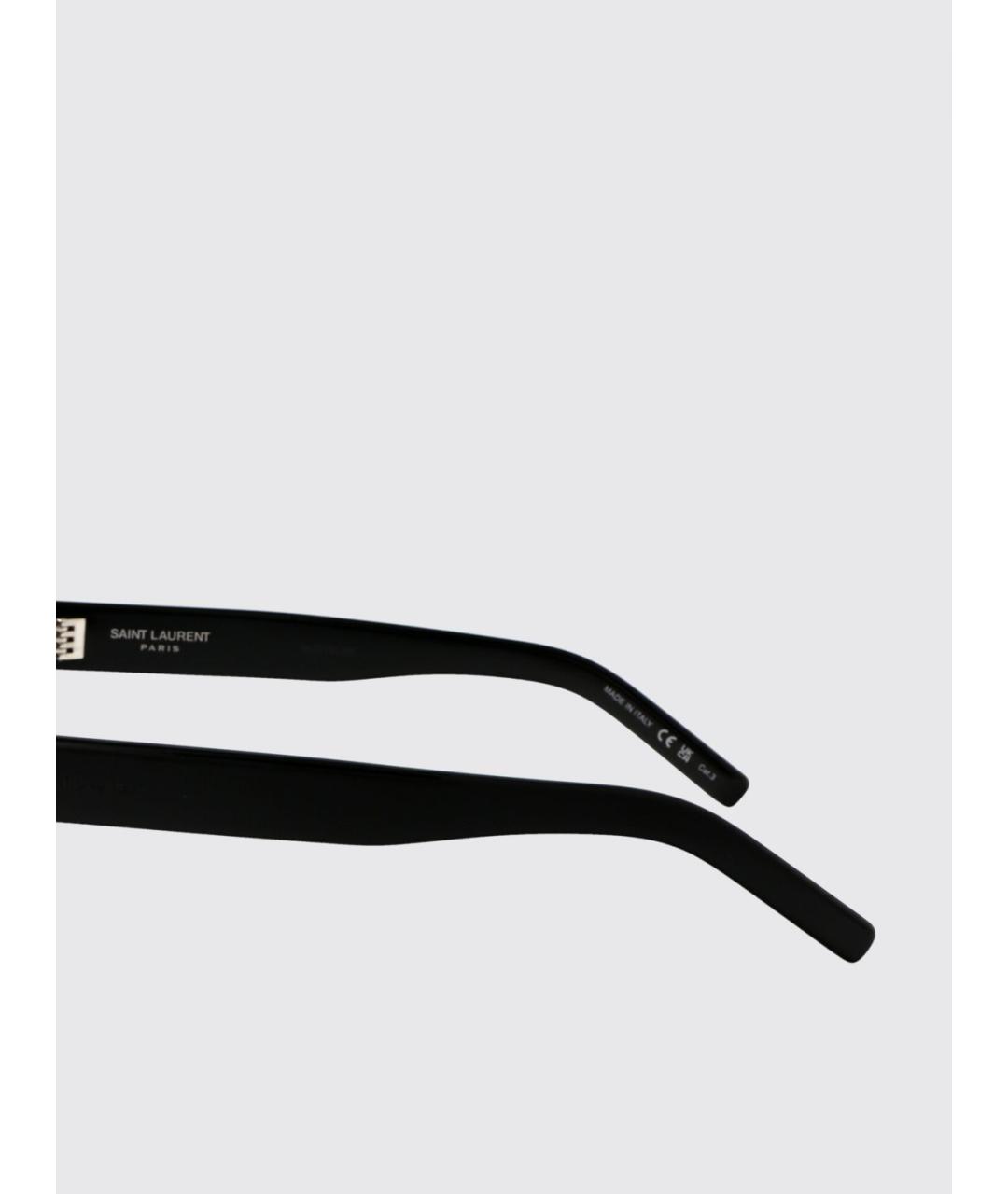 SAINT LAURENT Черные солнцезащитные очки, фото 4