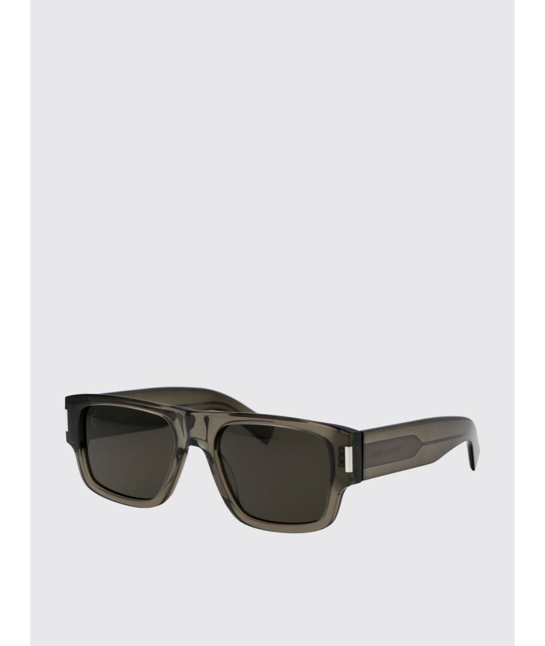 SAINT LAURENT Коричневые солнцезащитные очки, фото 5