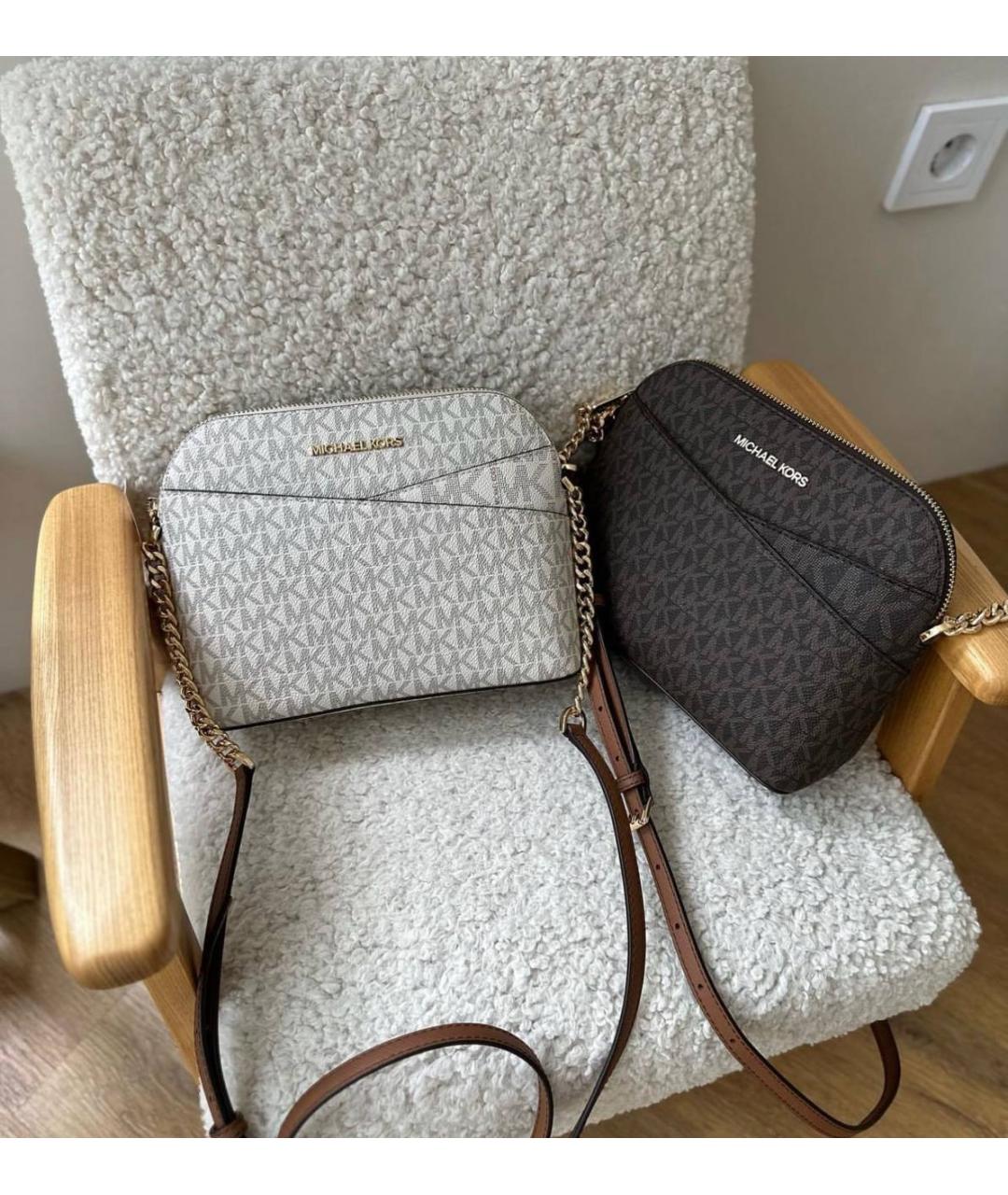 MICHAEL KORS Коричневая сумка через плечо, фото 3