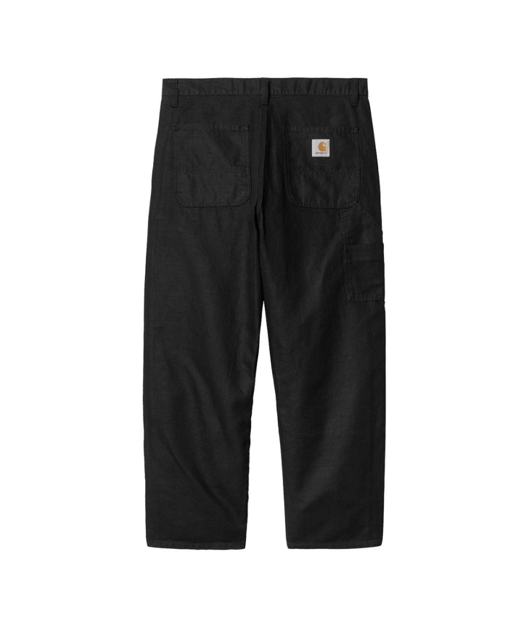 CARHARTT WIP Черные хлопковые повседневные брюки, фото 2