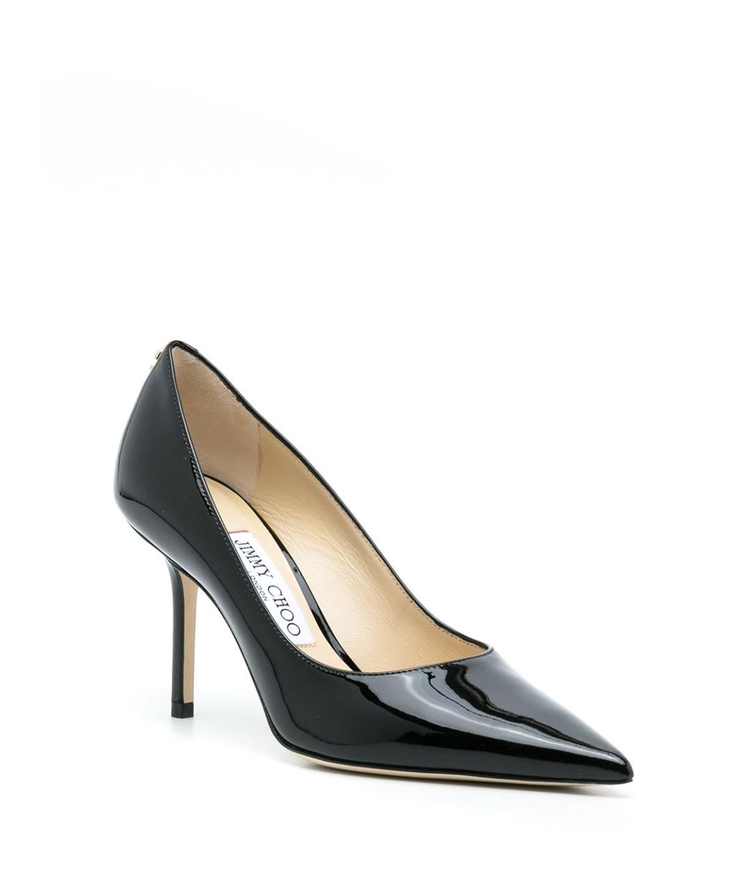 JIMMY CHOO Черные кожаные туфли, фото 2