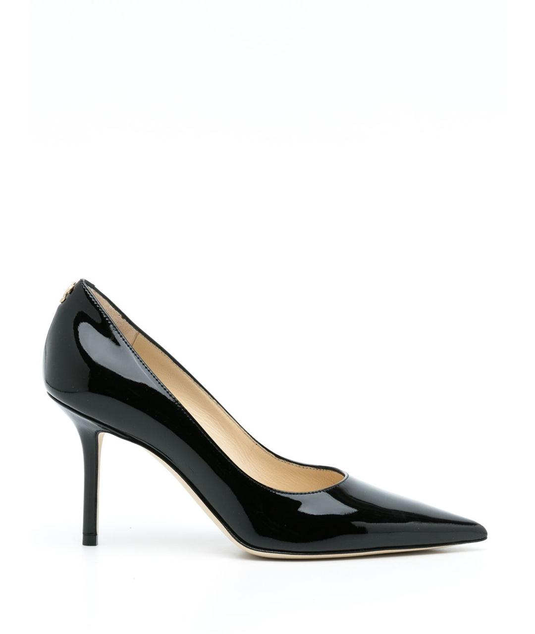 JIMMY CHOO Черные кожаные туфли, фото 1