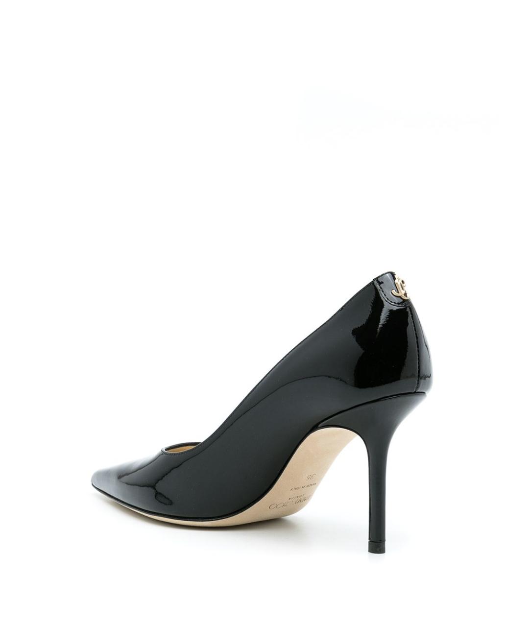 JIMMY CHOO Черные кожаные туфли, фото 3