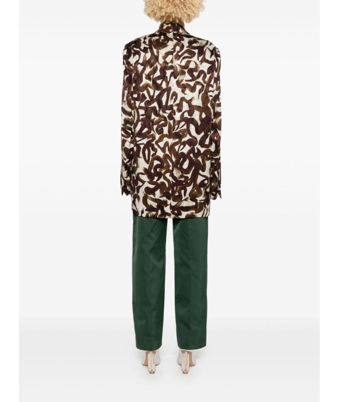 DRIES VAN NOTEN Коричневый жакет/пиджак, фото 3