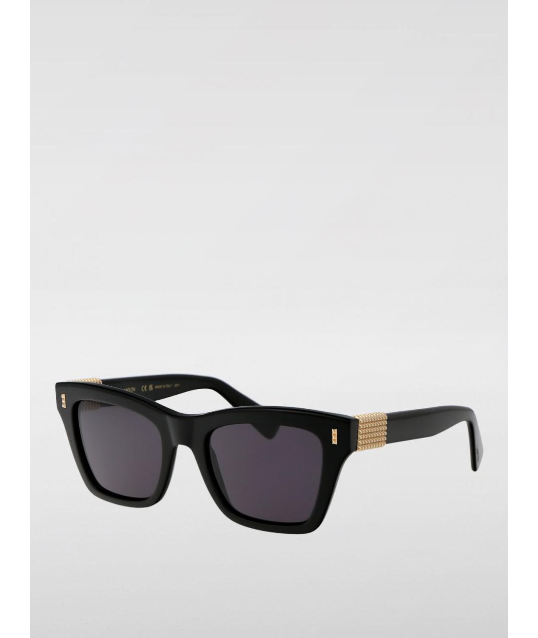LANVIN Черные солнцезащитные очки, фото 5