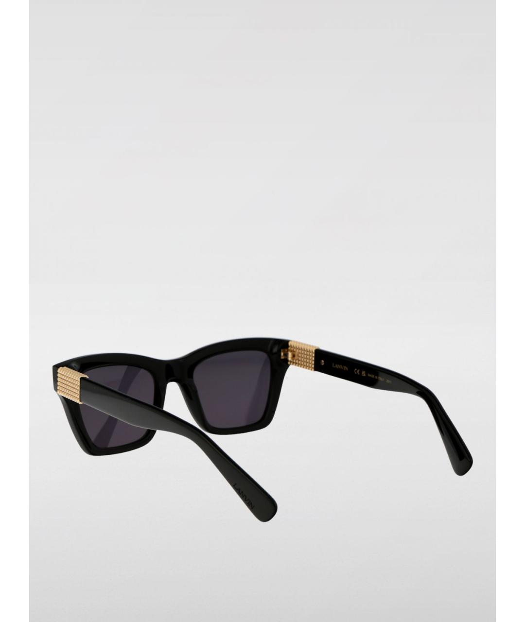 LANVIN Черные солнцезащитные очки, фото 3