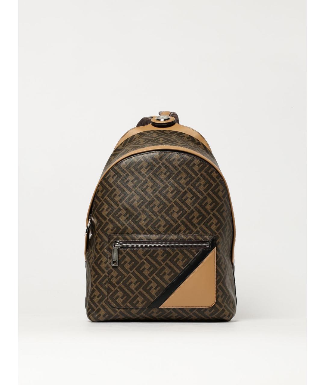 FENDI Коричневый рюкзак, фото 6