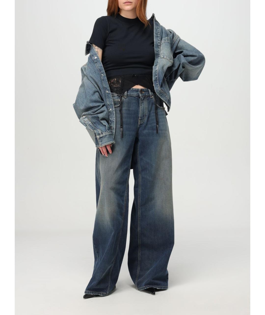 BALENCIAGA Синяя деним рубашка, фото 3