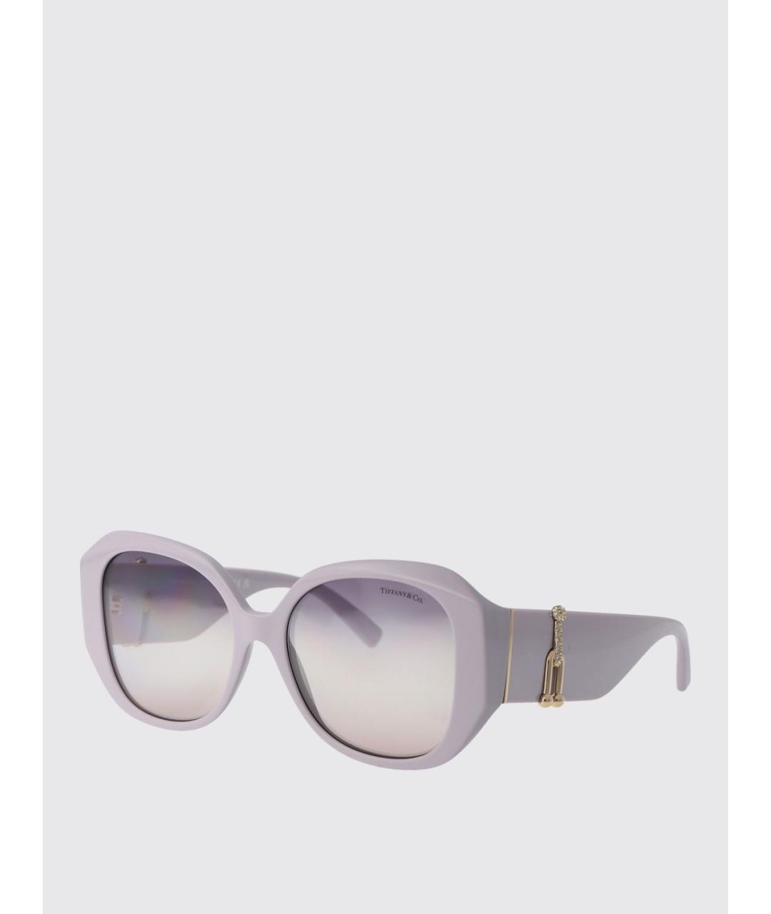 TIFFANY&CO Фиолетовые солнцезащитные очки, фото 5