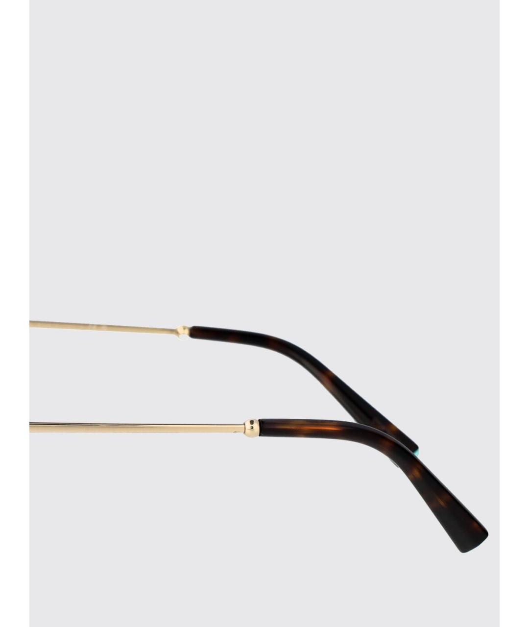 TIFFANY&CO Золотые солнцезащитные очки, фото 4
