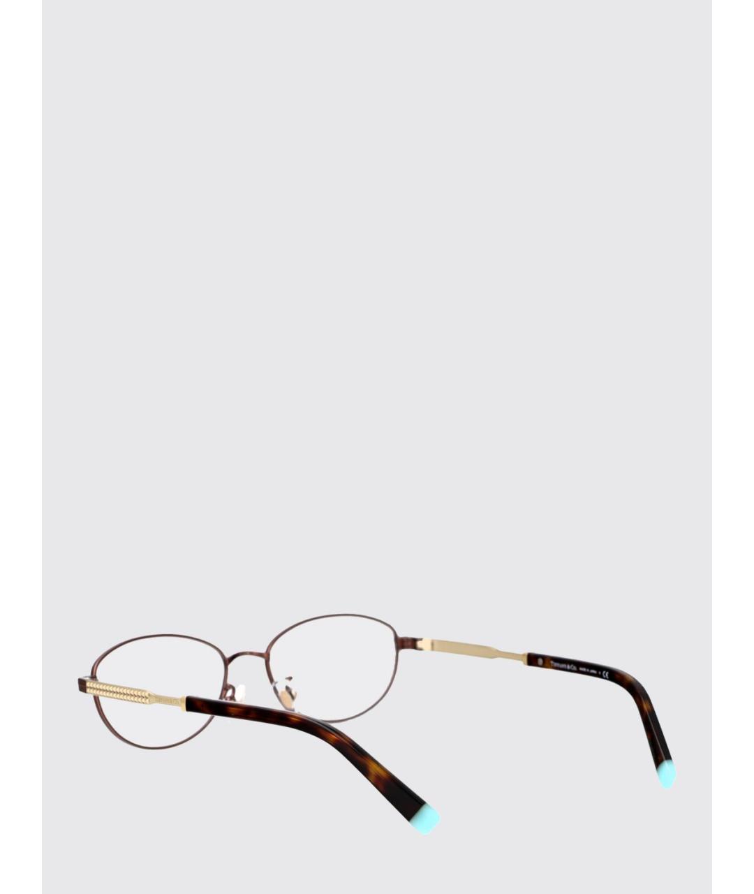 TIFFANY&CO Коричневые солнцезащитные очки, фото 3