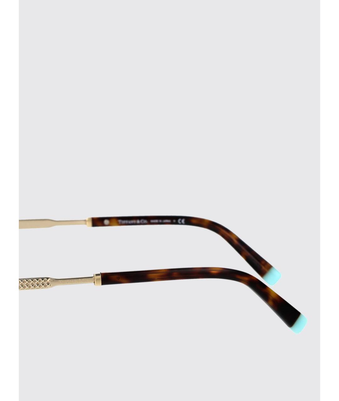 TIFFANY&CO Коричневые солнцезащитные очки, фото 4