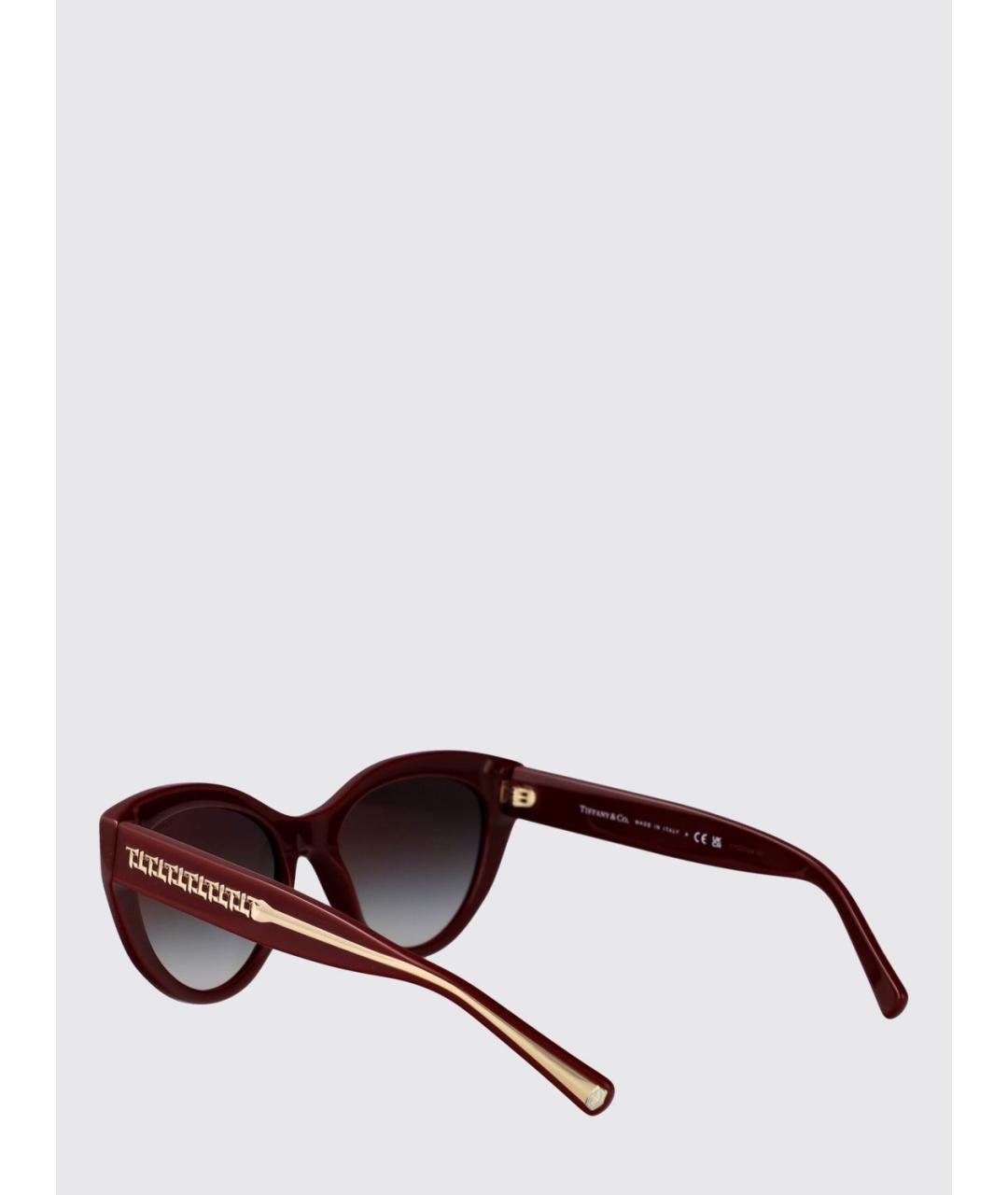 TIFFANY&CO Фиолетовые солнцезащитные очки, фото 3