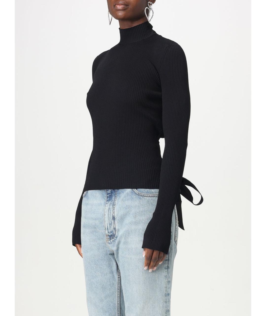 BALENCIAGA Черный вискозный джемпер / свитер, фото 4