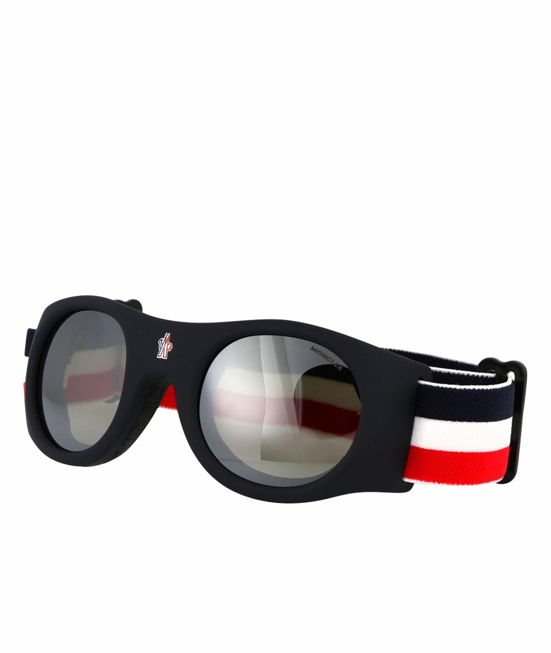 MONCLER Синие солнцезащитные очки, фото 1