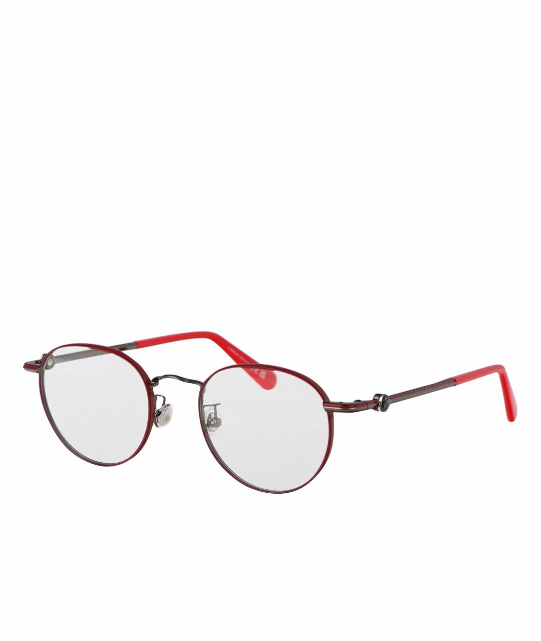 MONCLER Красные солнцезащитные очки, фото 1