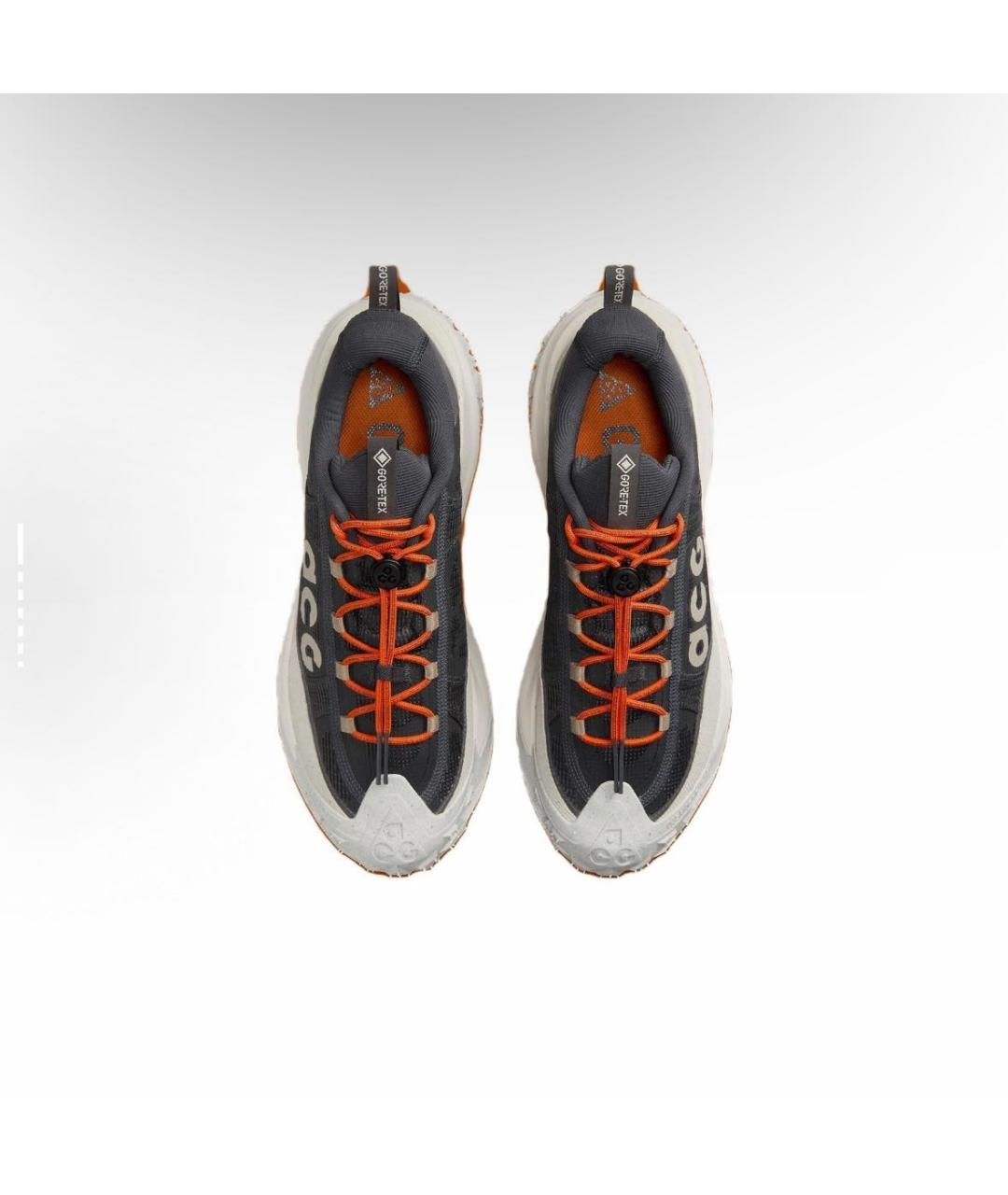 NIKE ACG Антрацитовые низкие кроссовки / кеды, фото 4