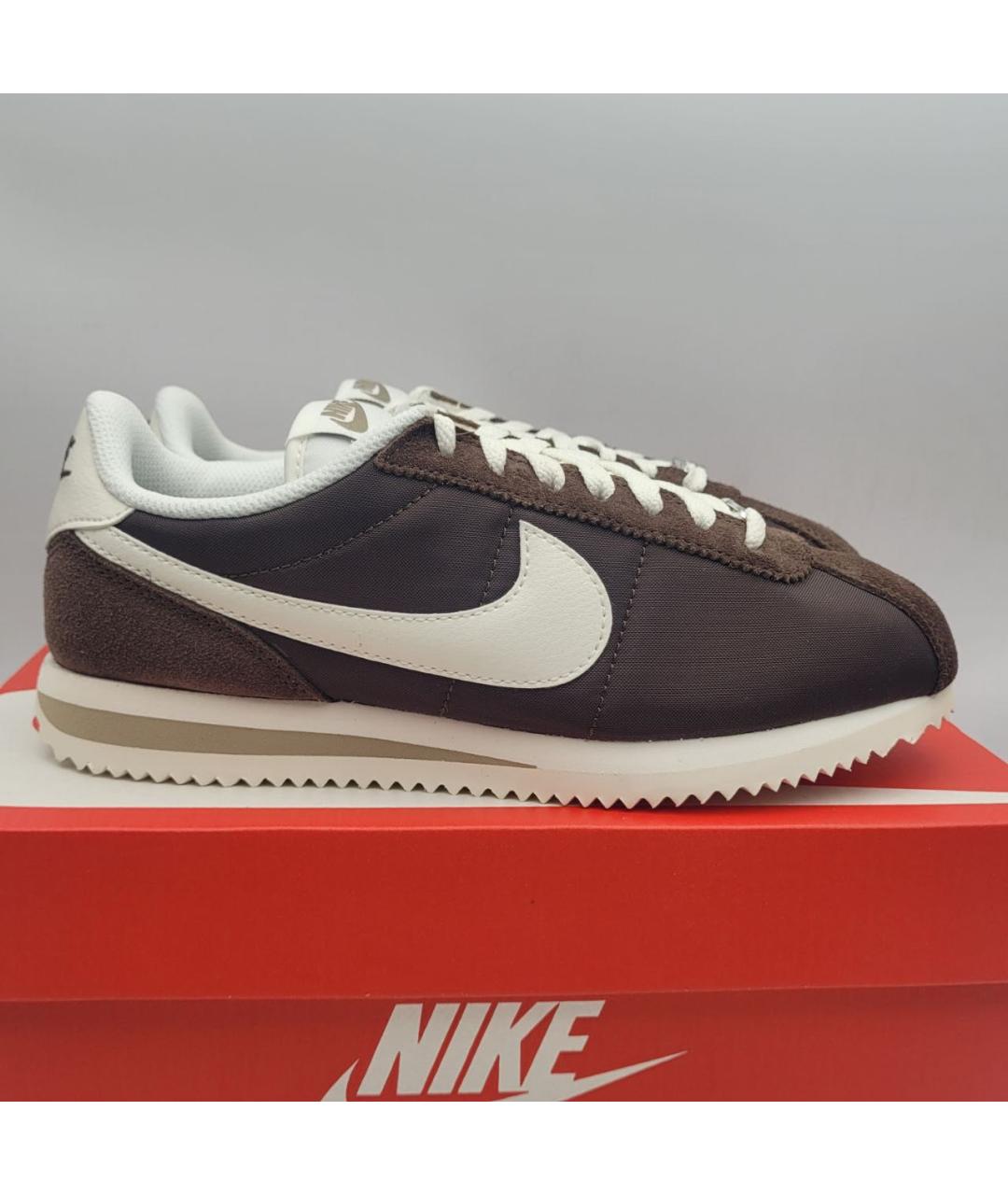NIKE Коричневые замшевые кроссовки, фото 6