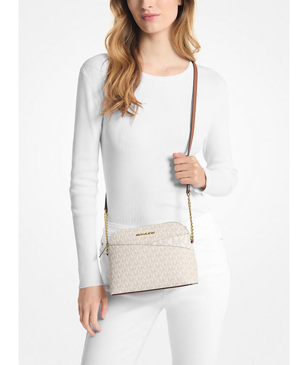 MICHAEL KORS Бежевая сумка через плечо, фото 2