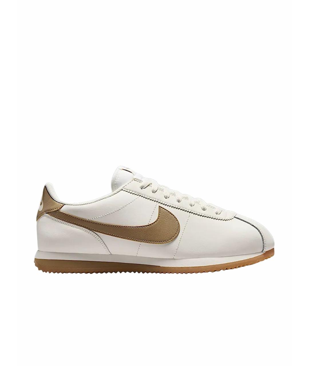 NIKE Белые кожаные кроссовки, фото 1