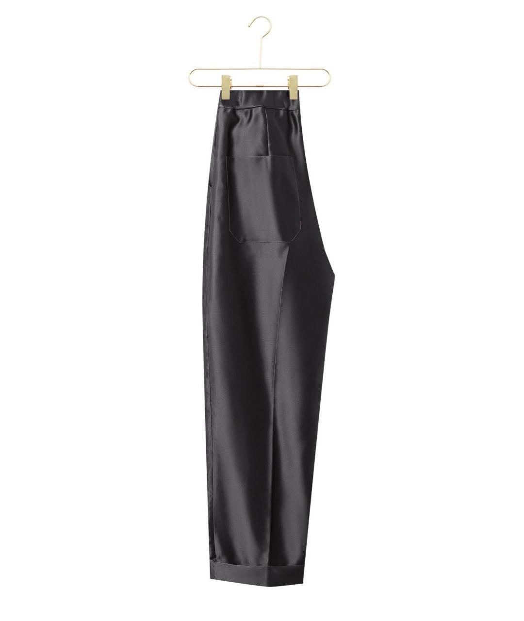 TOM FORD Серые шелковые брюки узкие, фото 2