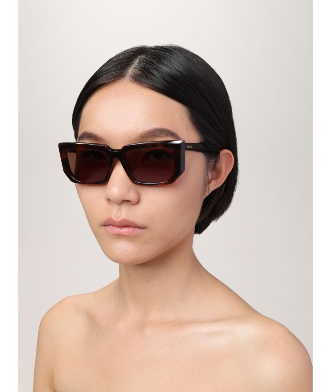 MAX MARA Коричневые солнцезащитные очки, фото 2