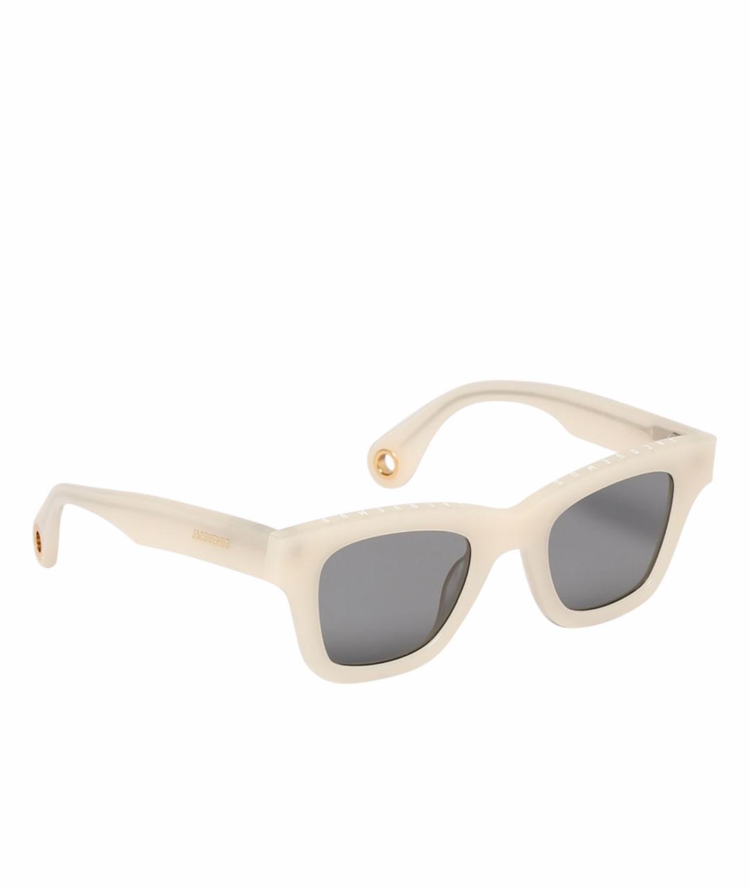 JACQUEMUS Бежевые солнцезащитные очки, фото 1
