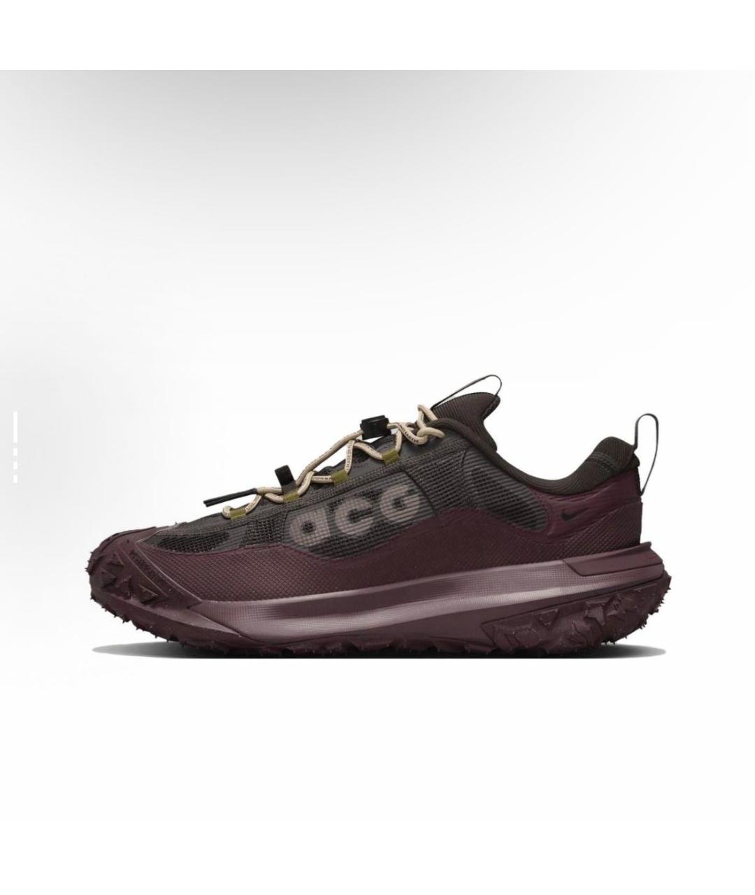 NIKE ACG Бордовые низкие кроссовки / кеды, фото 6