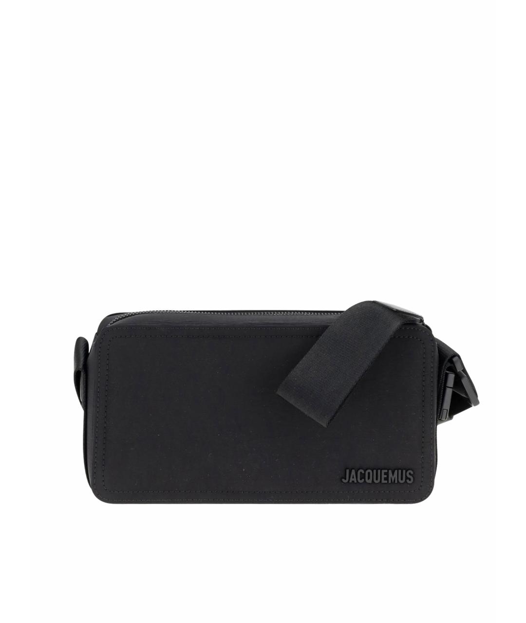 JACQUEMUS Черная сумка на плечо, фото 4