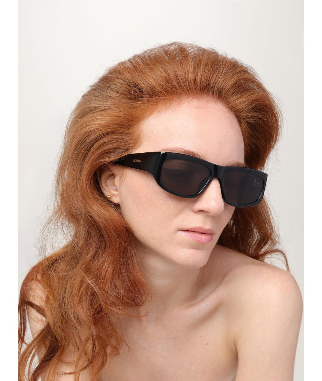 JACQUEMUS Черные солнцезащитные очки, фото 2