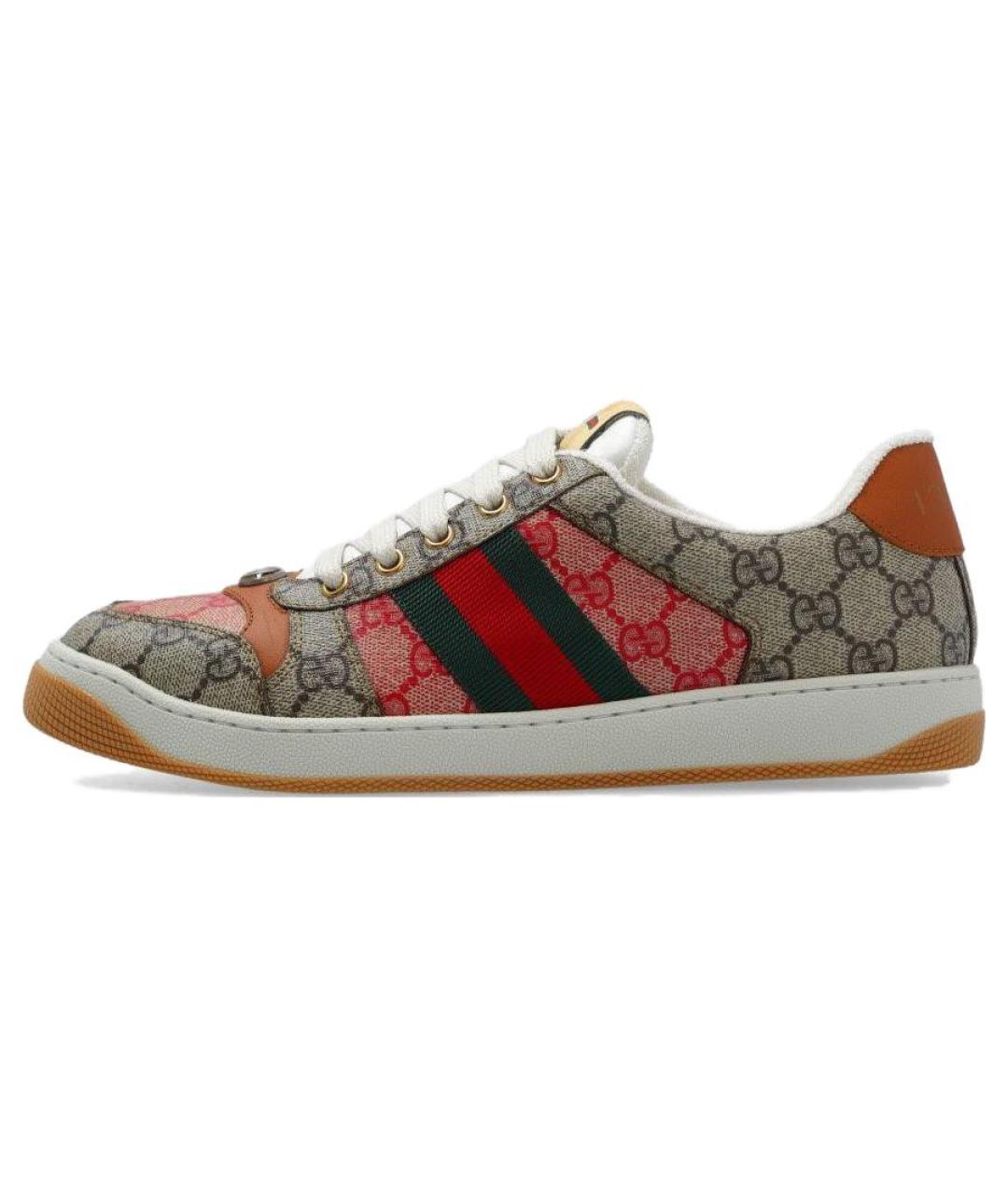 GUCCI Бежевые кеды, фото 2