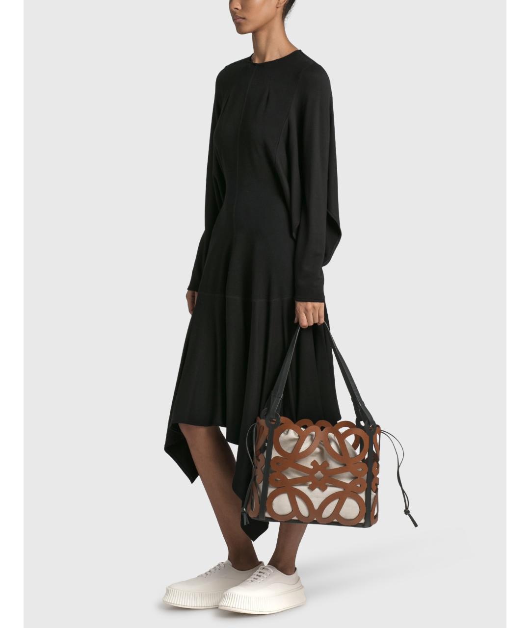 LOEWE Черное коктейльное платье, фото 3