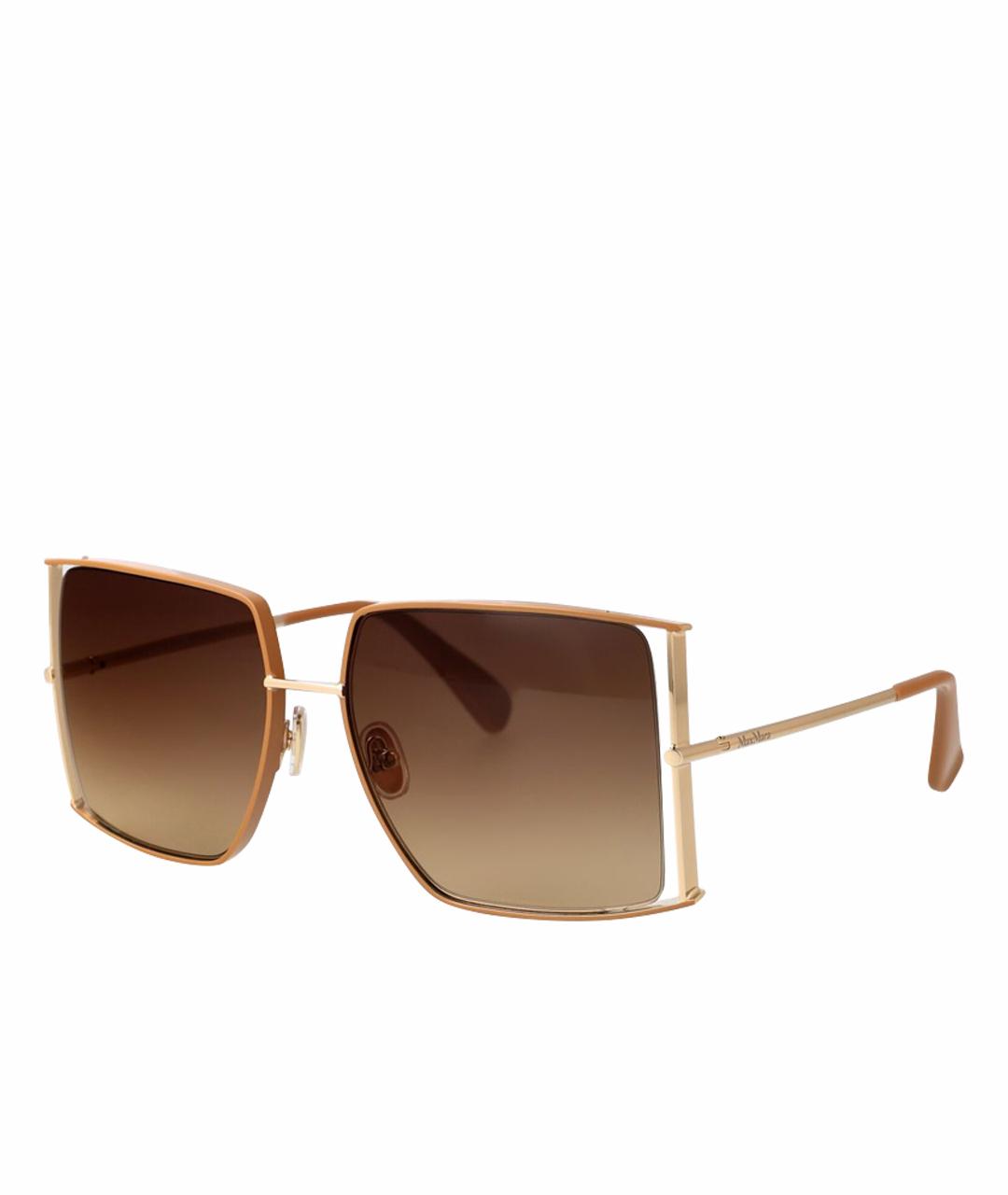 MAX MARA Коричневые солнцезащитные очки, фото 1