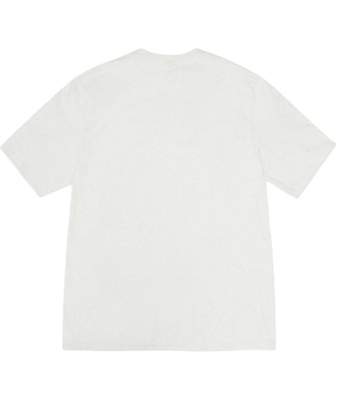 STUSSY Белая хлопковая футболка, фото 2
