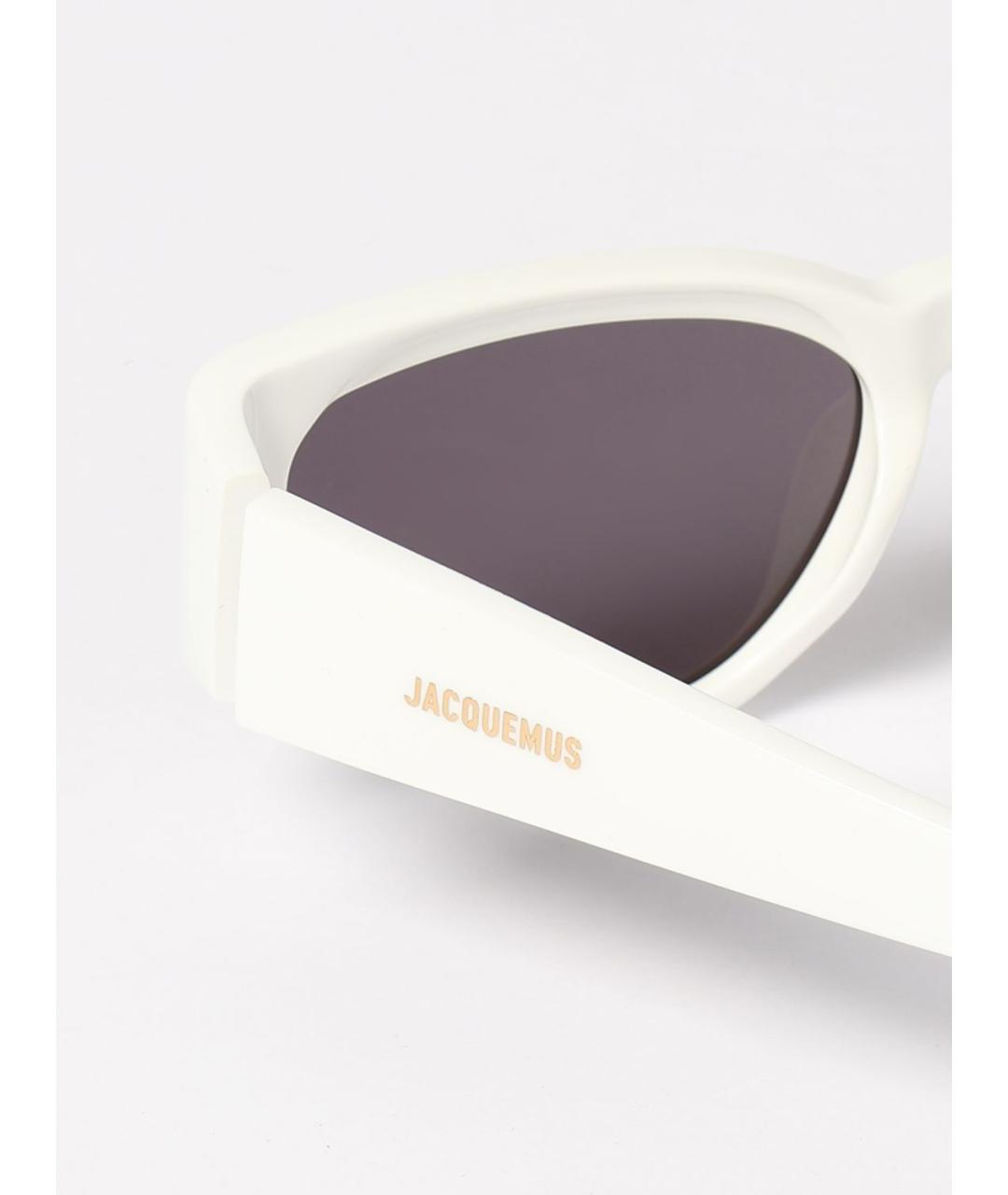 JACQUEMUS Белые солнцезащитные очки, фото 5