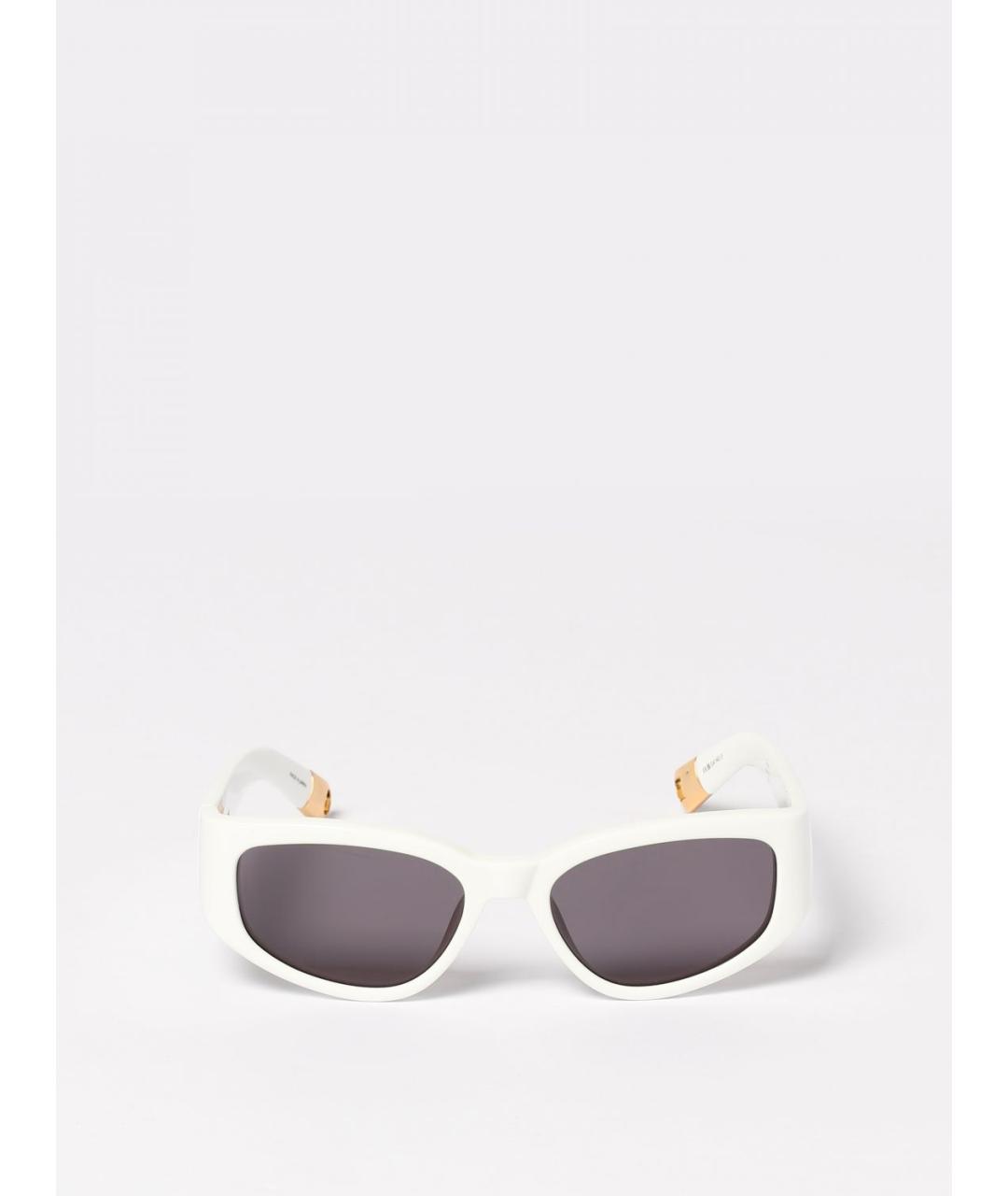 JACQUEMUS Белые солнцезащитные очки, фото 3