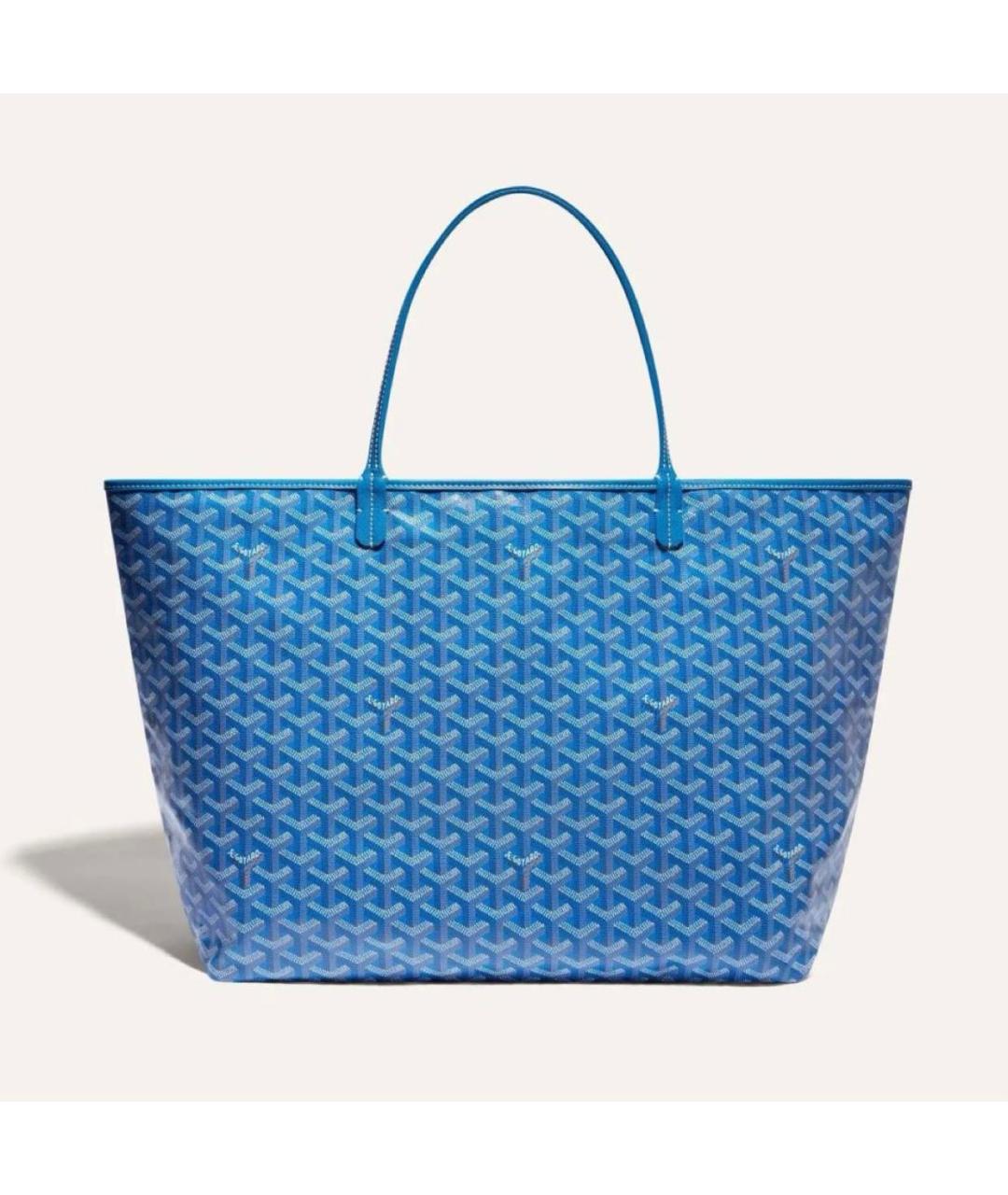 GOYARD Голубая сумка тоут, фото 2