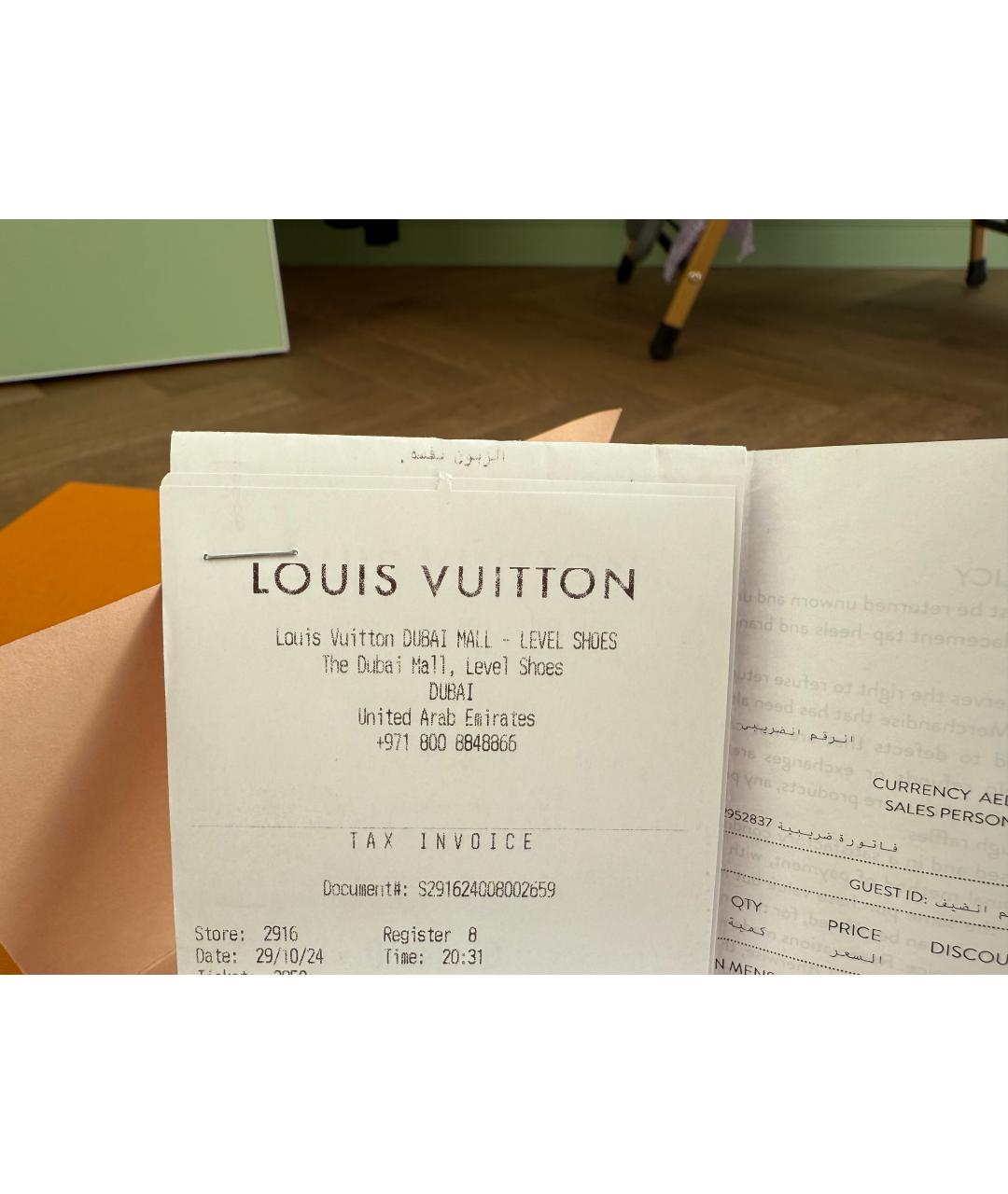 LOUIS VUITTON Серые кожаные низкие кроссовки / кеды, фото 6