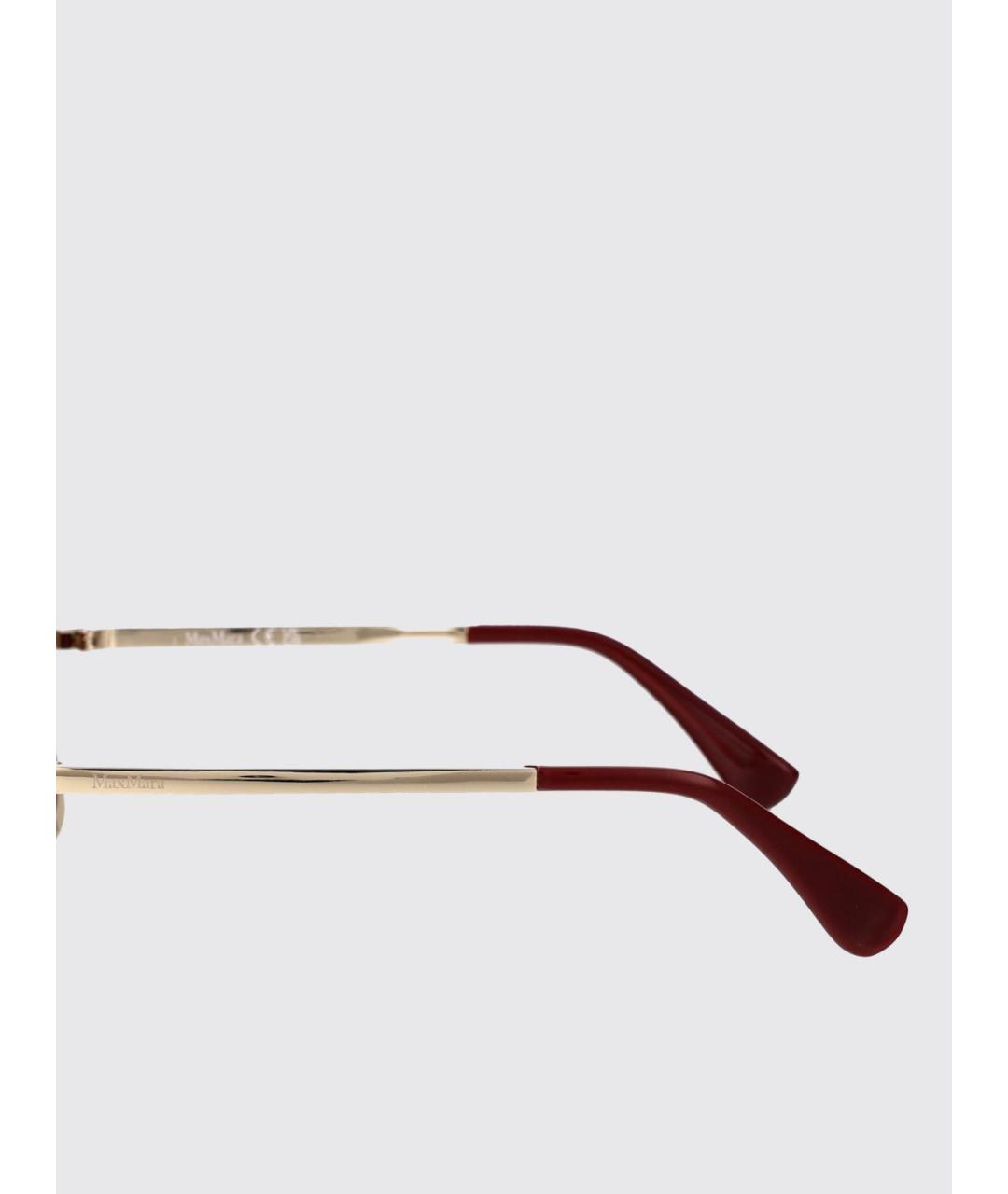 MAX MARA Бордовые солнцезащитные очки, фото 4