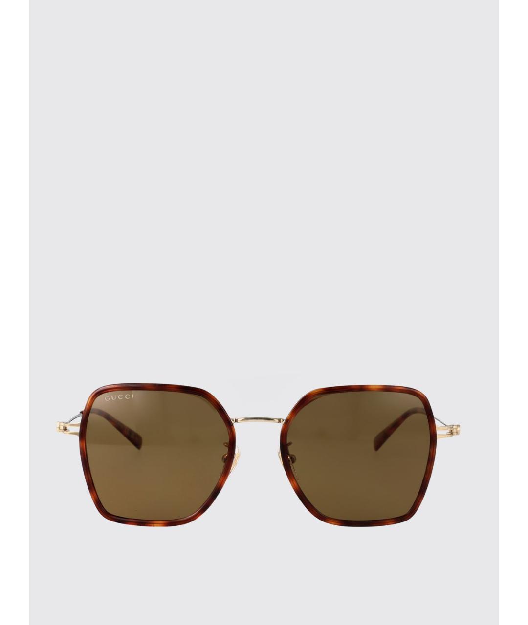 GUCCI Коричневые солнцезащитные очки, фото 2