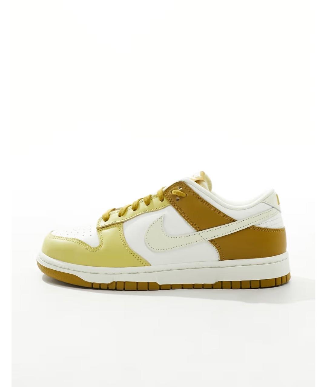 NIKE Горчичные кожаные кеды, фото 5