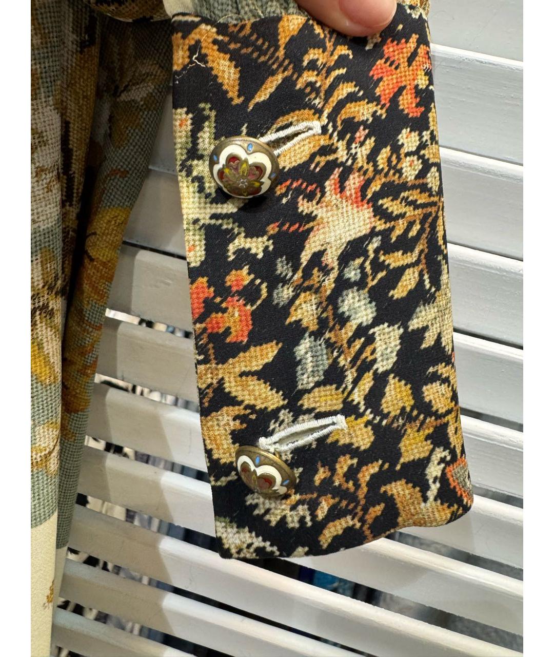 OSCAR DE LA RENTA Коричневое шелковое коктейльное платье, фото 8