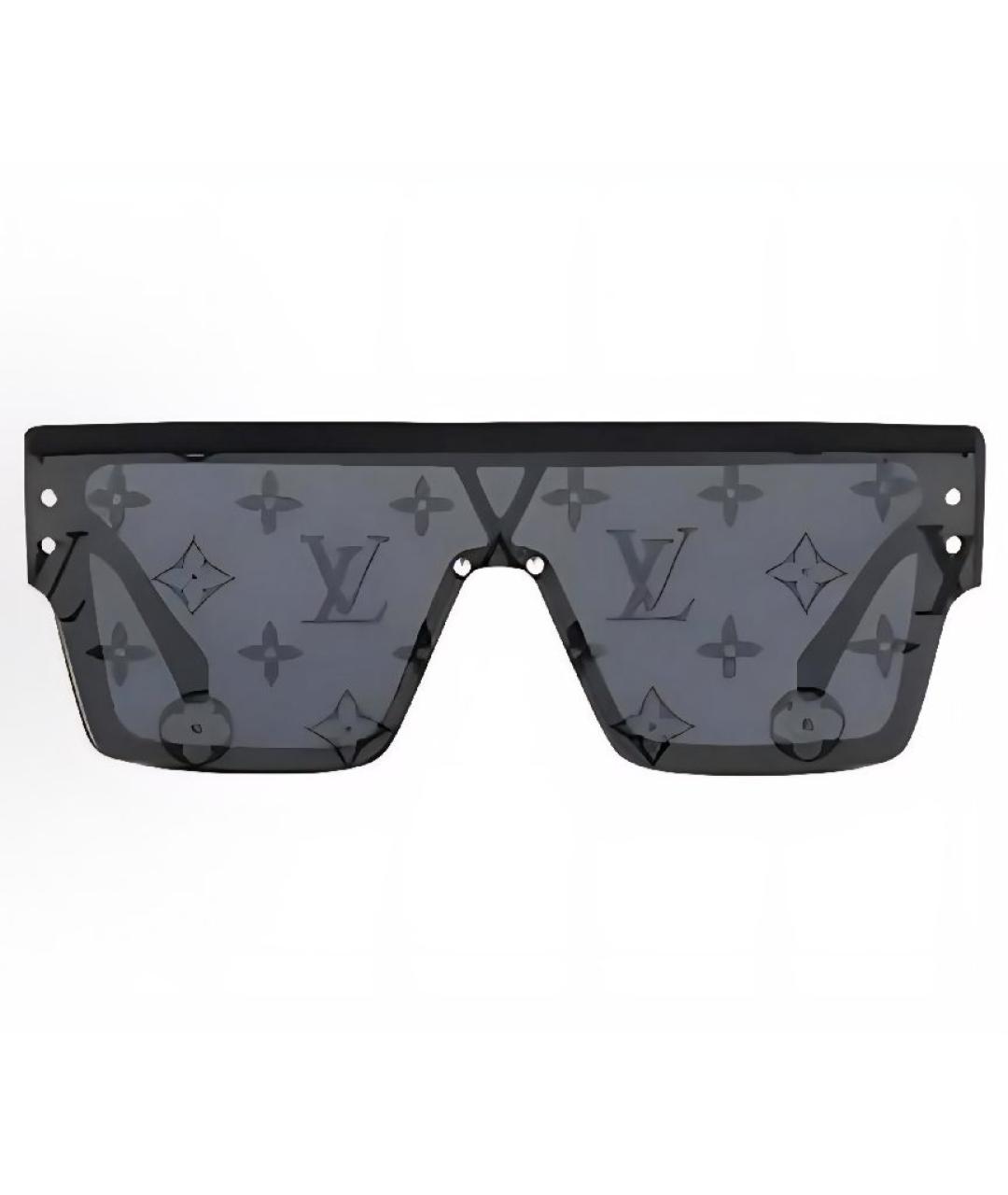 LOUIS VUITTON Черные пластиковые солнцезащитные очки, фото 2