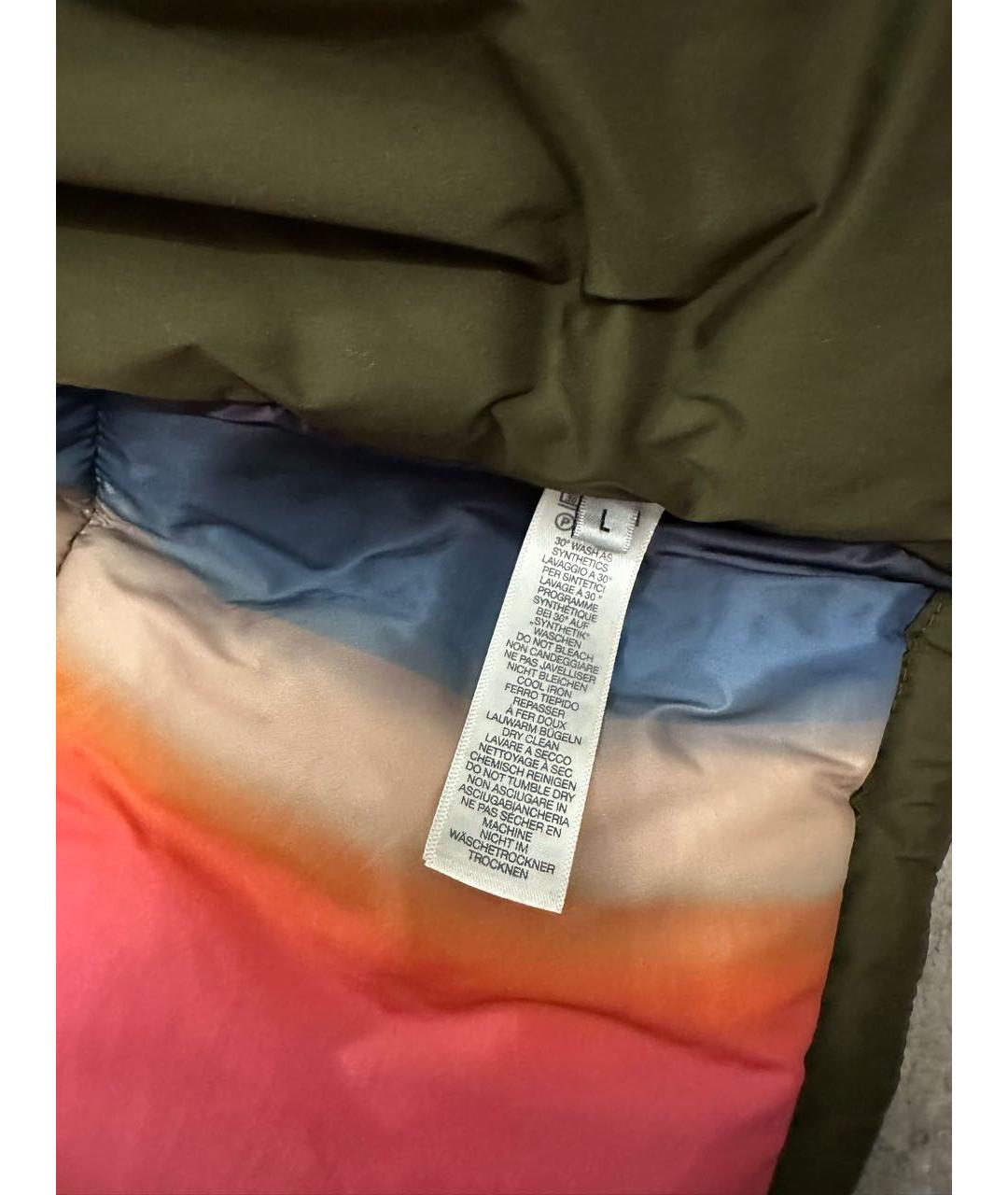 PAUL SMITH Хаки полиэстеровая куртка, фото 4