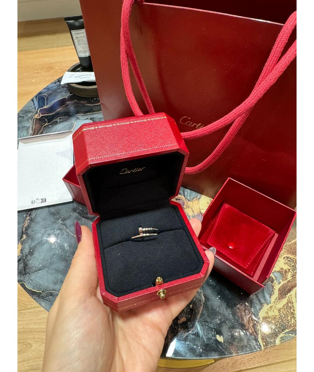 CARTIER Кольцо из белого золота, фото 2