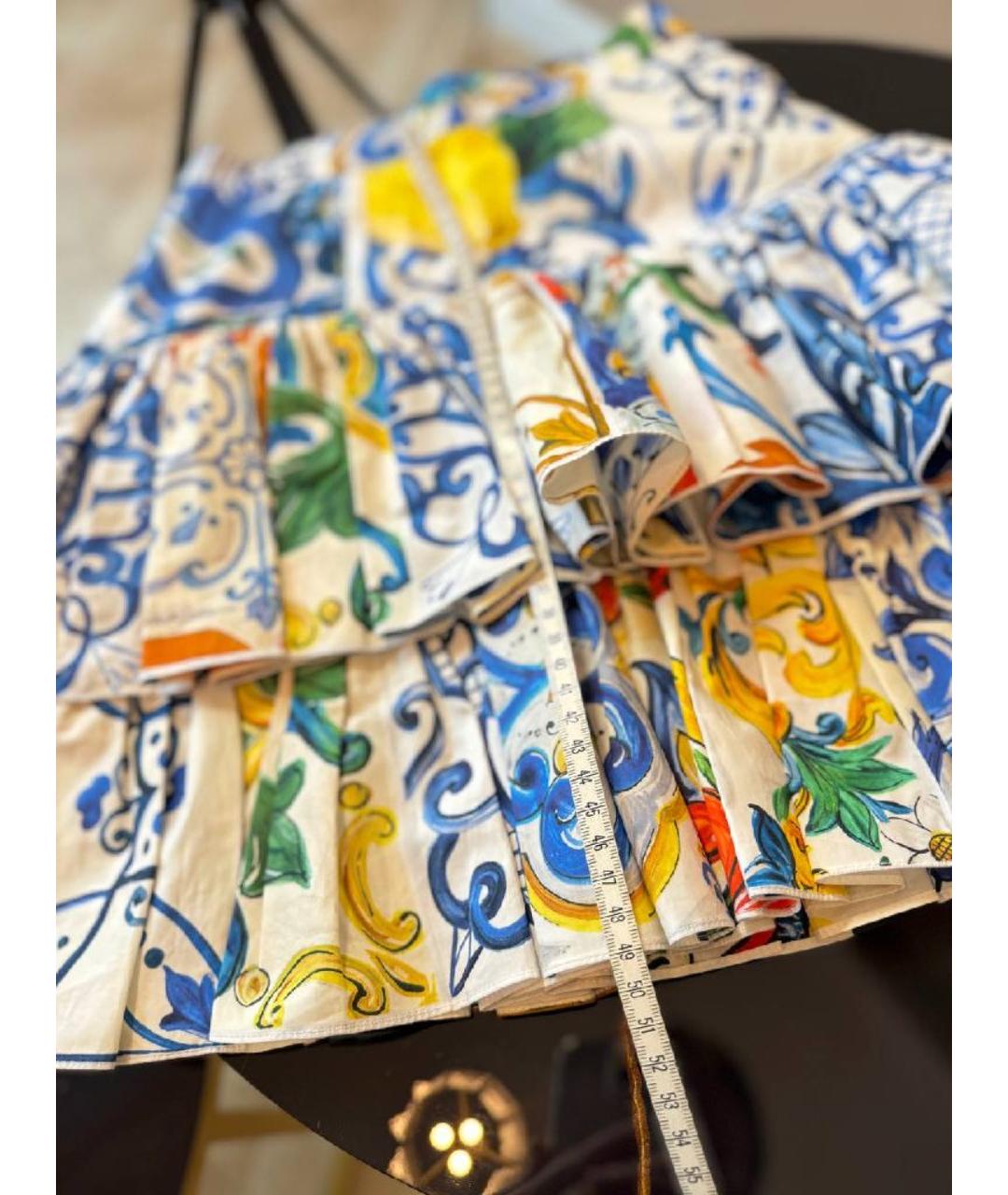DOLCE&GABBANA Белый костюм с юбками, фото 9