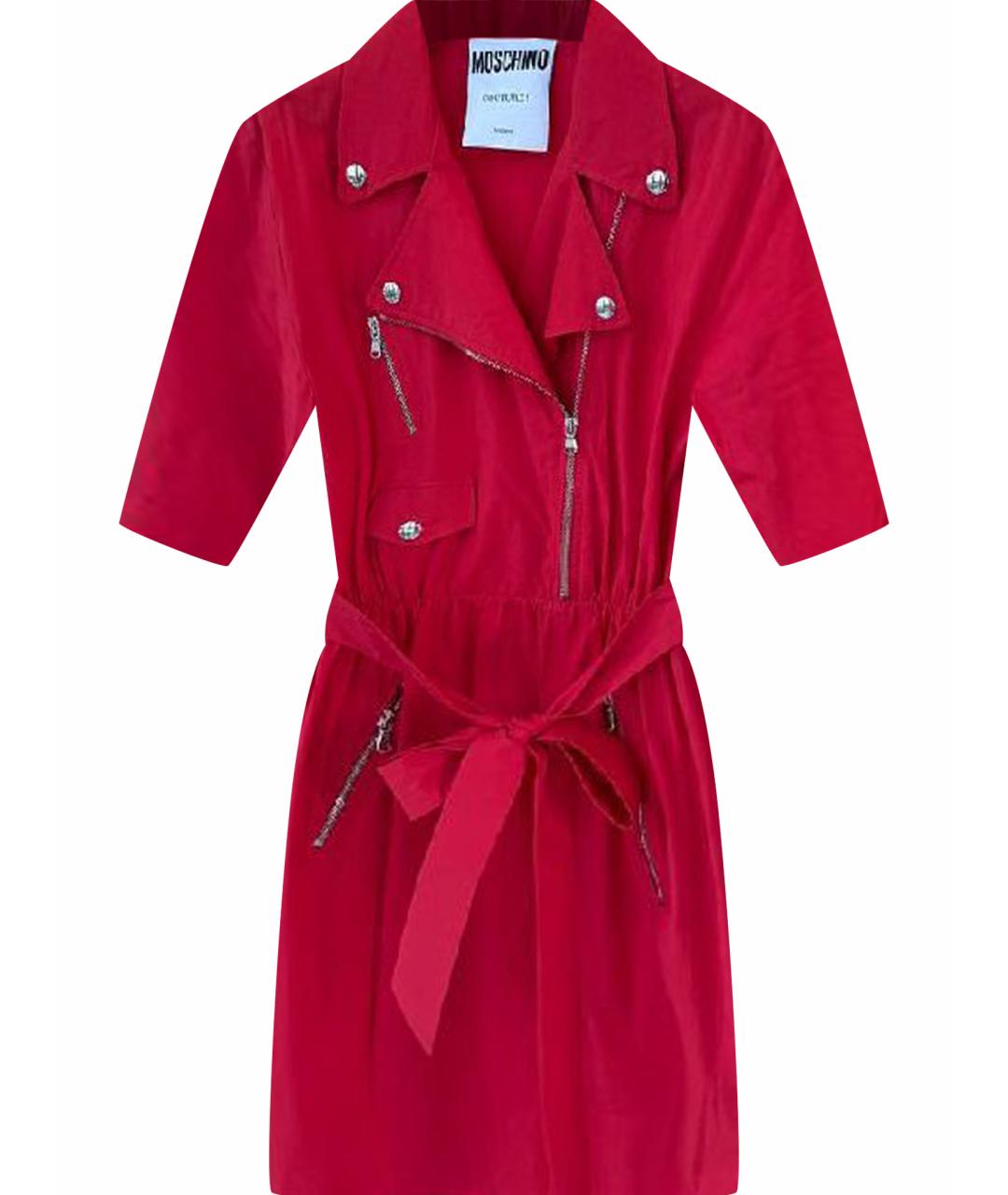 MOSCHINO Красное повседневное платье, фото 1